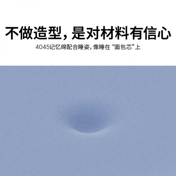 蓝盒子小蓝枕N2政府补贴记忆棉枕头成人学生护托颈椎枕助睡眠枕芯 - 图片 2