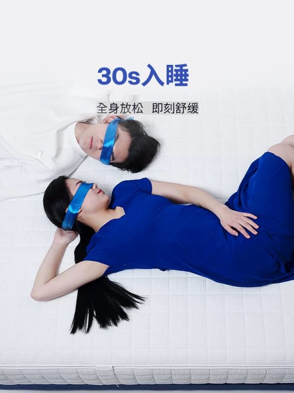 沉浸 栖作乳胶床垫软垫卧室双人家用弹簧厚垫席梦思可拆洗定制 - 图片 2