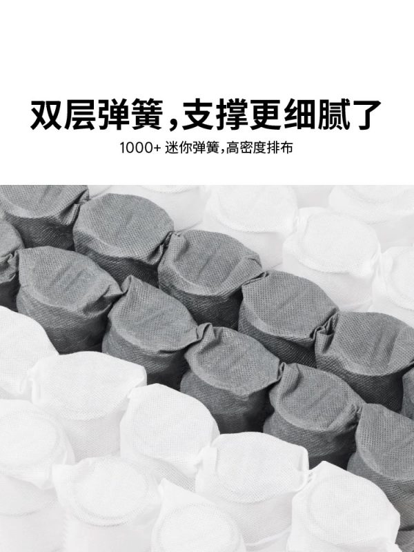 蓝盒子Z1Pro 政府补贴酒店睡感独立弹簧床垫家用卧室五星级席梦思 - 图片 3