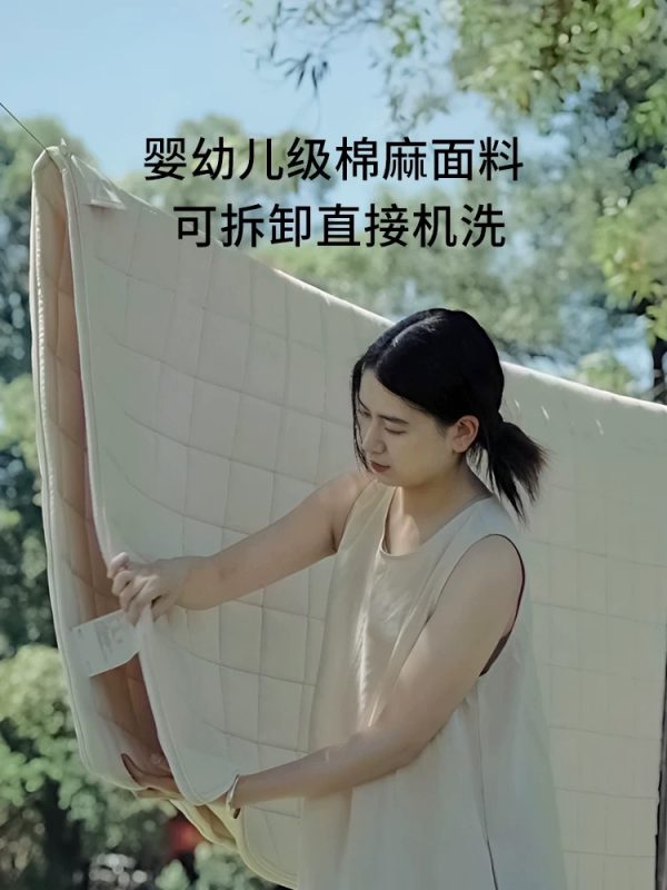 栖作旷野2代床垫0胶水可拆卸独立弹簧硅胶海绵可水洗软硬适中家用 - 图片 4
