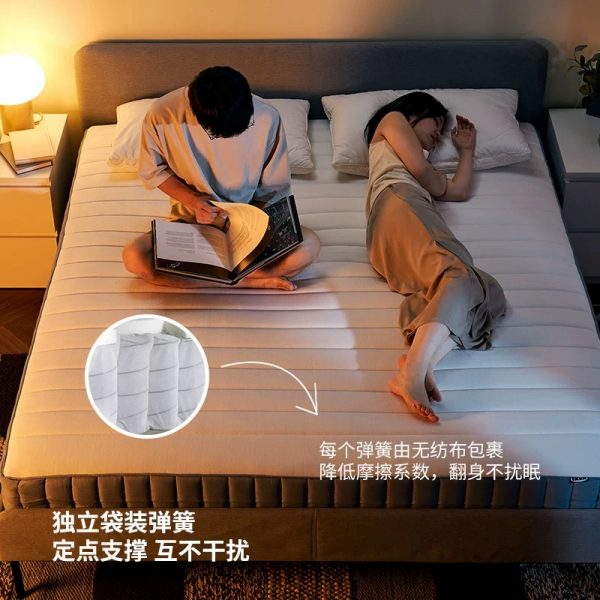 IKEA宜家瓦勒沃格袋装弹簧床垫分区定点支撑家用席梦思护腰硬垫子 - 图片 4