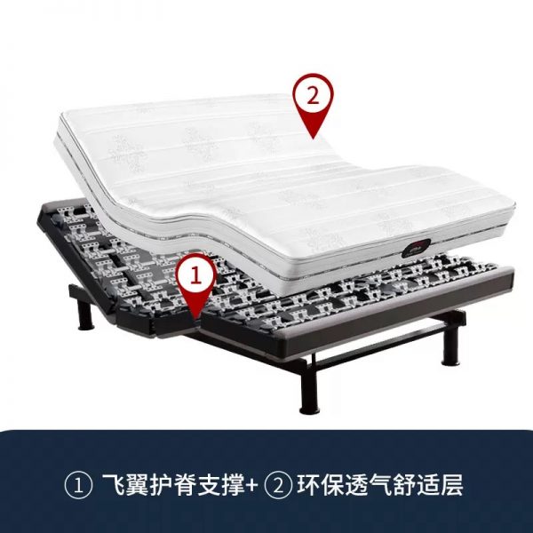 德国进口lattoflex乐德飞翼智能床可升降带遥控电动智能床垫 - 图片 6
