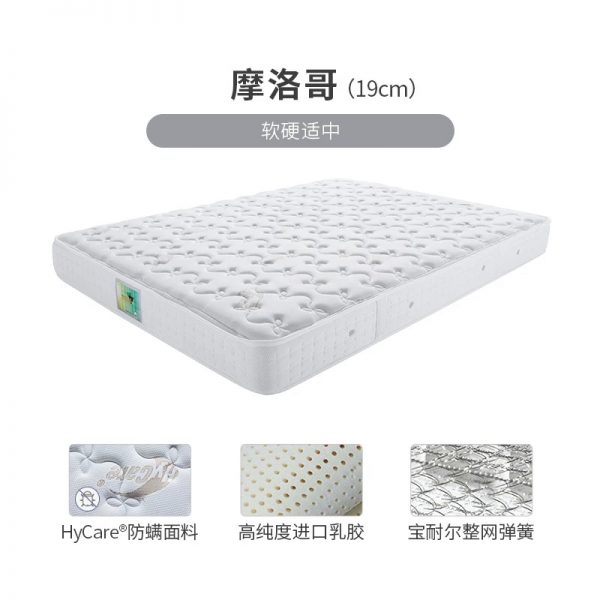 穗宝弹簧加厚1.8米床经济型家用成人双人床席梦思护脊床垫 堪培拉 - 图片 9