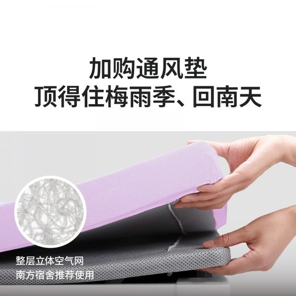 蓝盒子小蓝垫政府补贴薄记忆棉床垫学生宿舍租房专用单双人榻榻米 - 图片 10