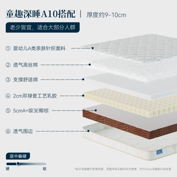 林芃童趣儿童床垫护脊无甲醛超标青少年家用榻榻米专用可定制折叠 - 图片 10
