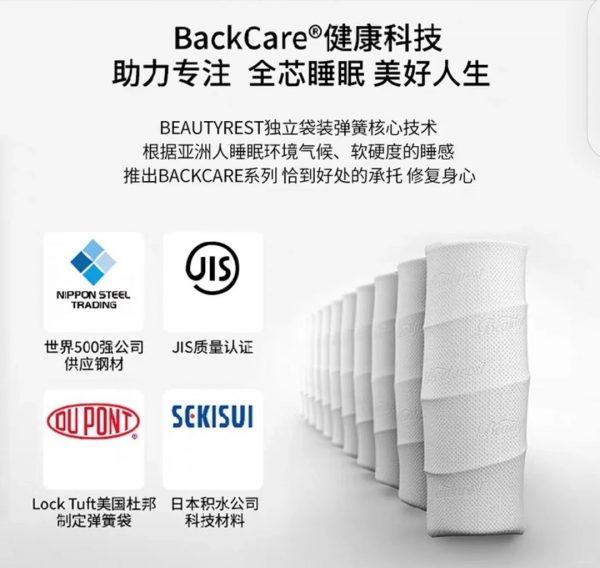Simmons®席梦思 BackCare®护脊系列 BackCare®2护脊2 - 图片 4