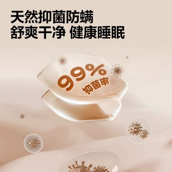 整晚减压好眠 泰国93%含量天然乳胶波浪枕 - 图片 4
